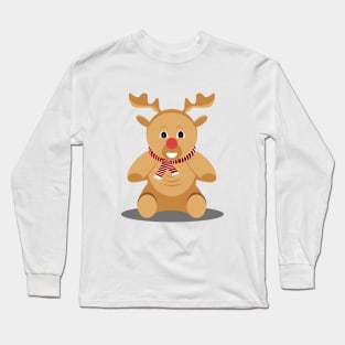 Cartoon Cute Deer Long Sleeve T-Shirt